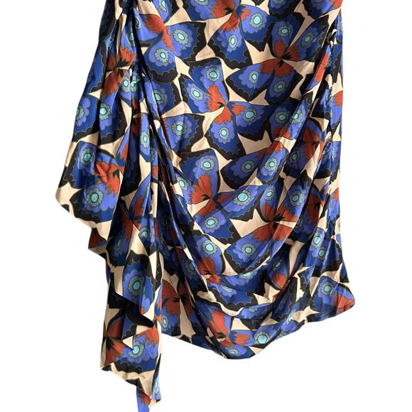 Rhode Pia Butterfly Print Short Sleeve  Mini Dress Size 2 - Picture 6 of 10